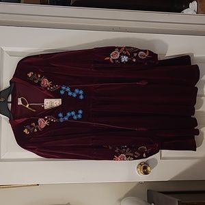 3XL Aofur Women Velvet Dress